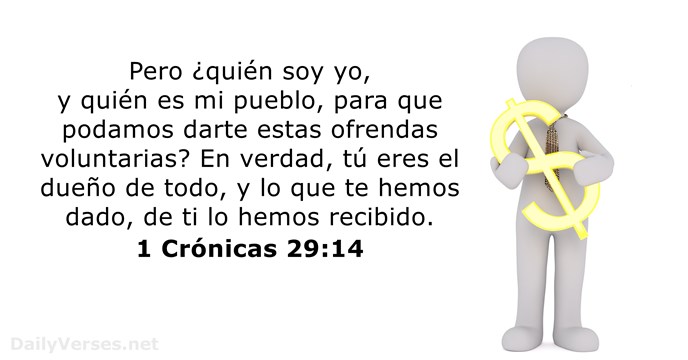 1 Crónicas 29:14
