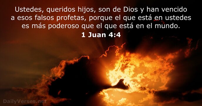 1 Juan 4:4