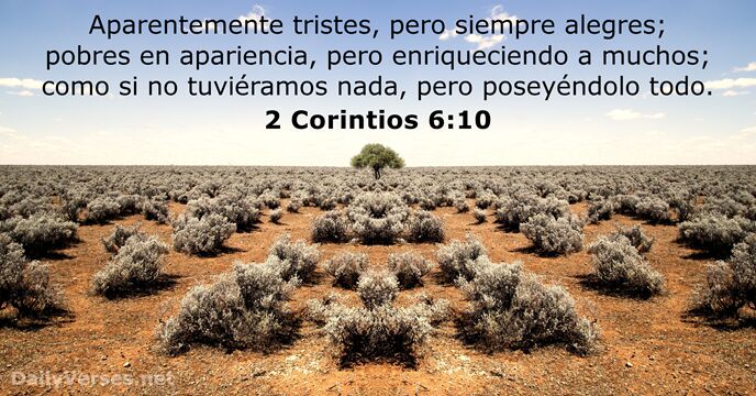2-corintios 6:10