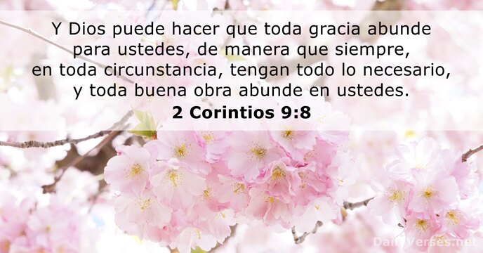 2 Corintios 9:8