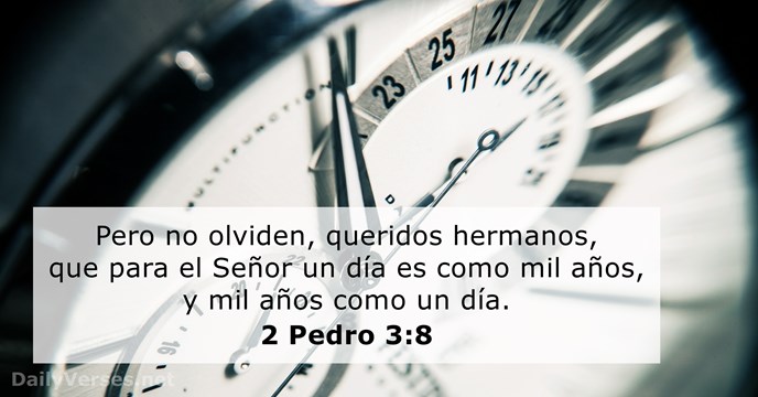 2 Pedro 3:8