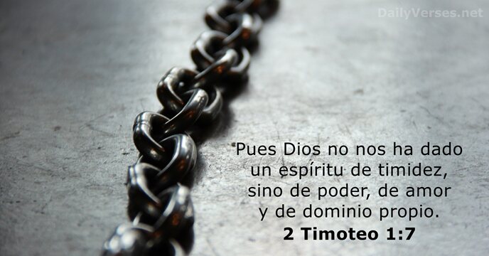 2 Timoteo 1:7