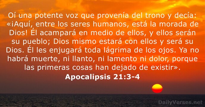 apocalipsis 21:3-4