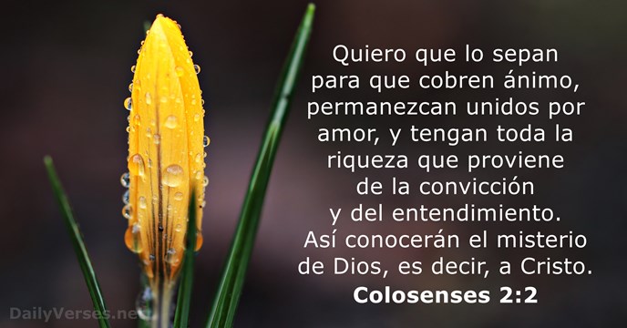 Colosenses 2:2