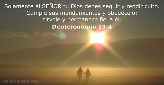 Deuteronomio 13:4