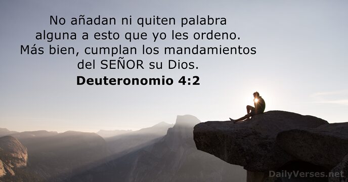 Deuteronomio 4:2
