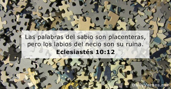eclesiastes 10:12