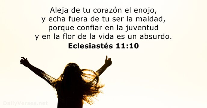 eclesiastes 11:10