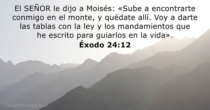 Éxodo 24:12