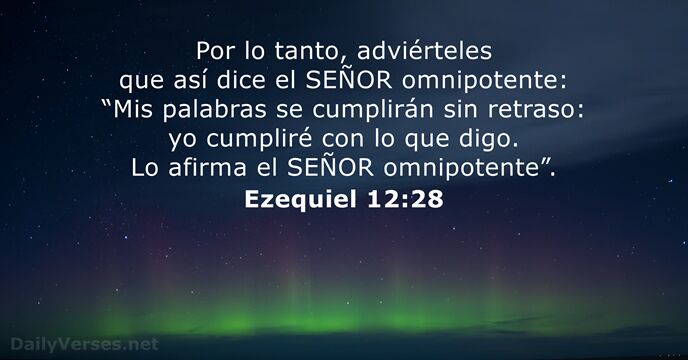 ezequiel 12:28