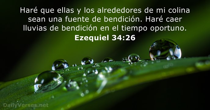 ezequiel 34:26