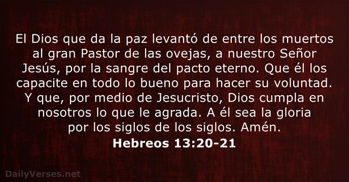 hebreos 13:20-21