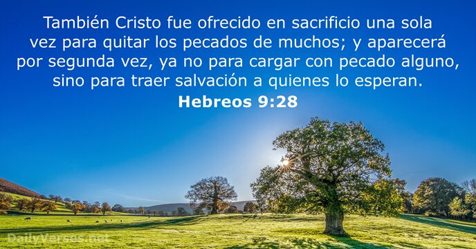hebreos 9:28