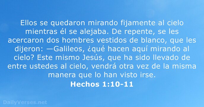 hechos 1:10-11