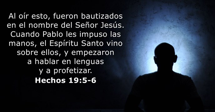 Hechos 19:5-6