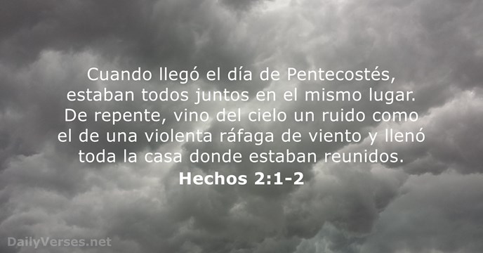 Hechos 2:1-2