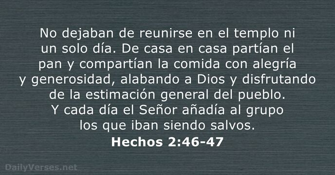Hechos 2:46-47