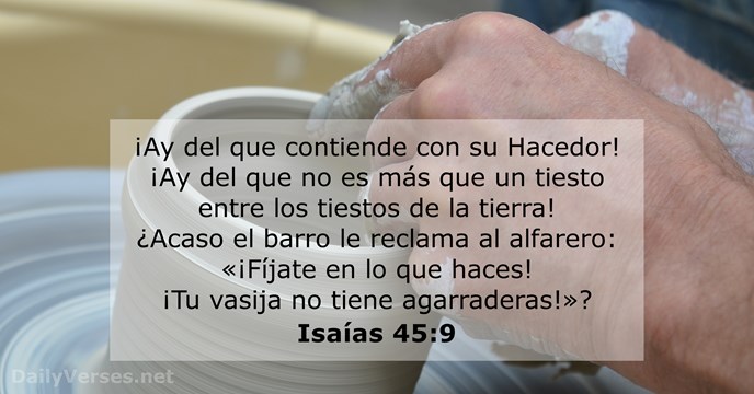 isaias 45:9
