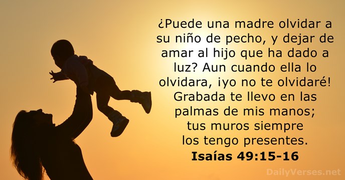 Isaías 49:15-16
