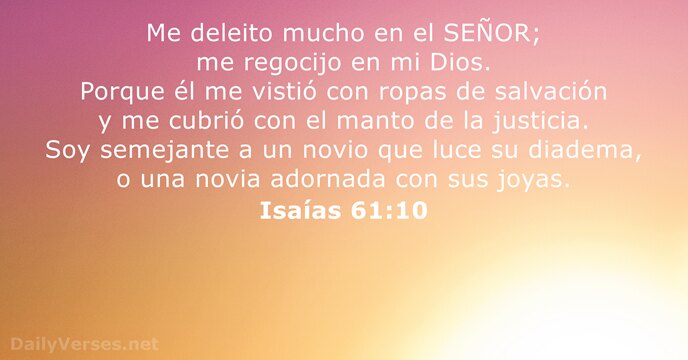 isaias 61:10