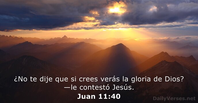 juan 11:40