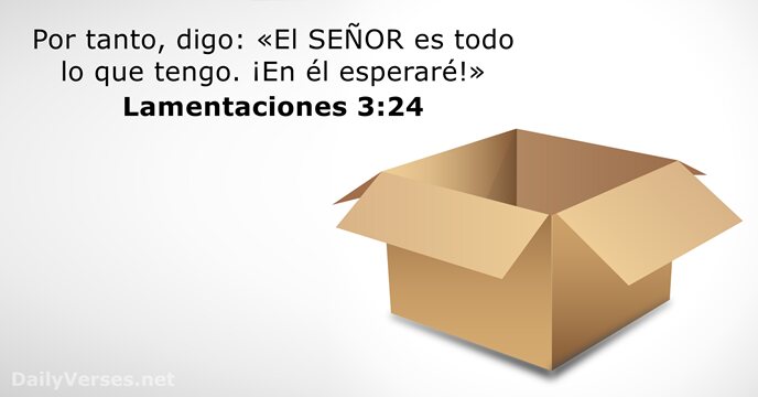 lamentaciones 3:24