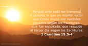 1 Corintios 15:3-4