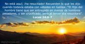 Lucas 24:6-7