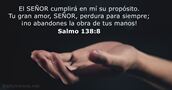 Salmos 138:8