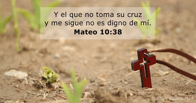 Mateo 10:38