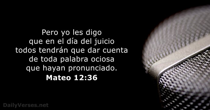 mateo 12:36