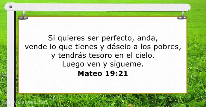 Mateo 19:21