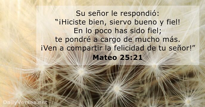 mateo 25:21