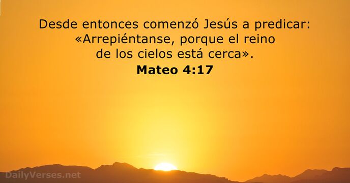 mateo 4:17