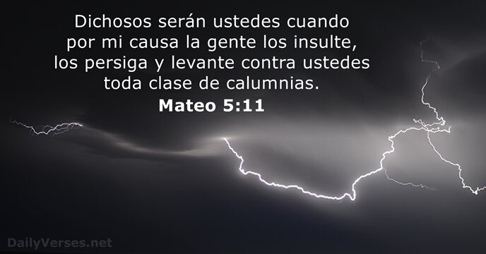 mateo 5:11
