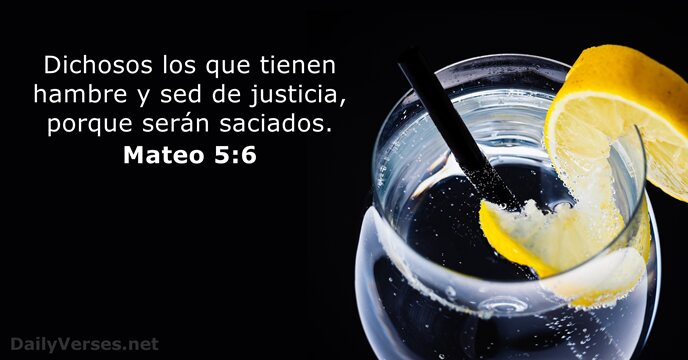mateo 5:6