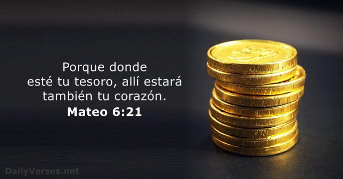 mateo 6:21