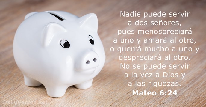 mateo 6:24
