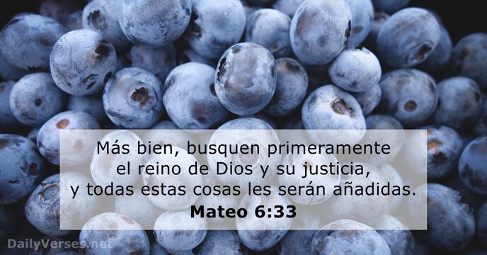 mateo 6:33