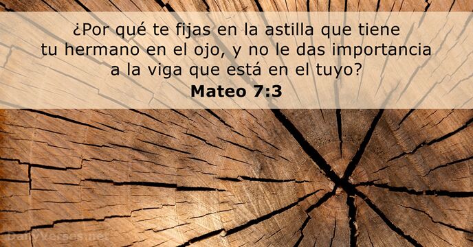 mateo 7:3