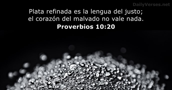 Proverbios 10:20