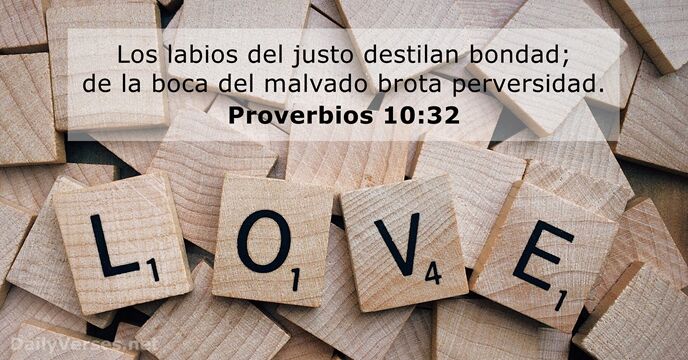 proverbios 10:32