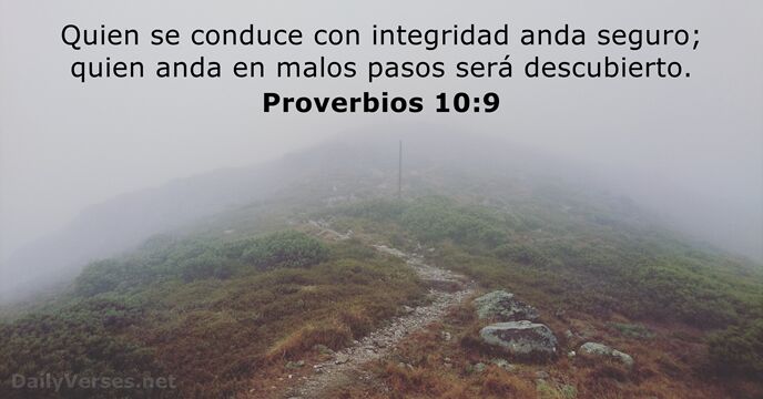 Proverbios 10:9