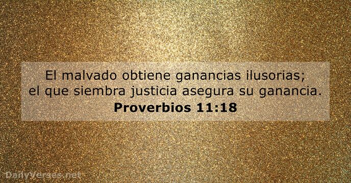proverbios 11:18