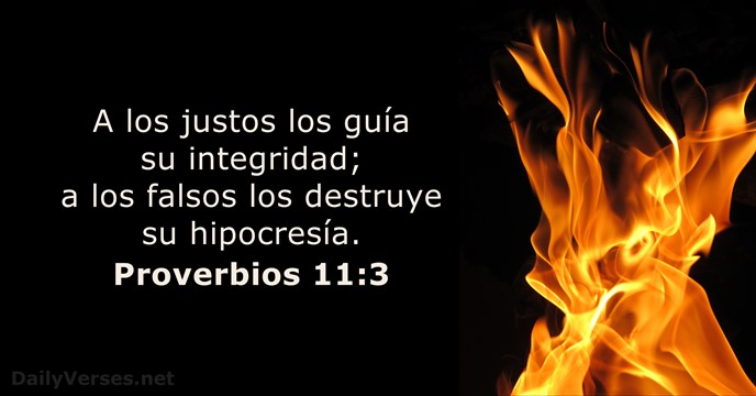 proverbios 11:3