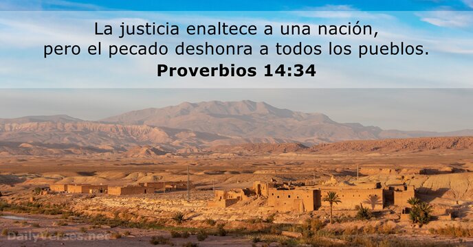 proverbios 14:34