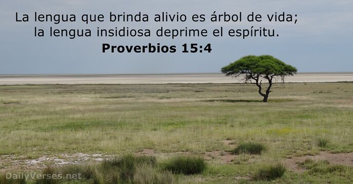 Proverbios 15:4