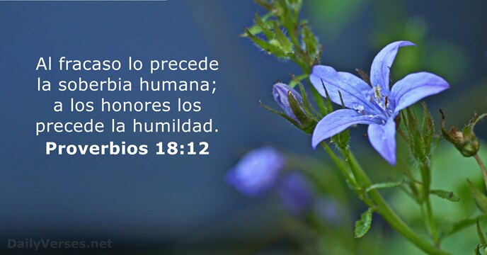 proverbios 18:12