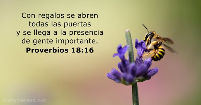 proverbios 18:16