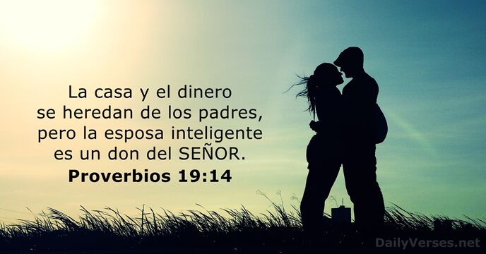 proverbios 19:14